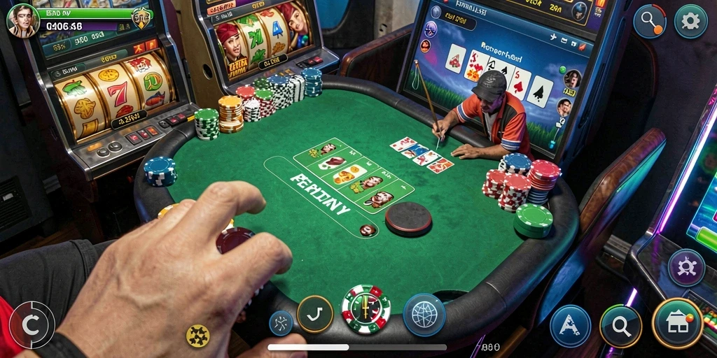 ollo4d - Screenshot menampilkan tantangan permainan yang membutuhkan strategi.