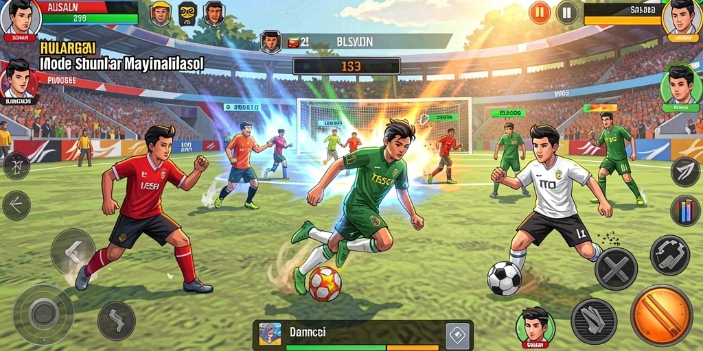 qqrp - Screenshot memperlihatkan mode multiplayer dengan teman-teman.