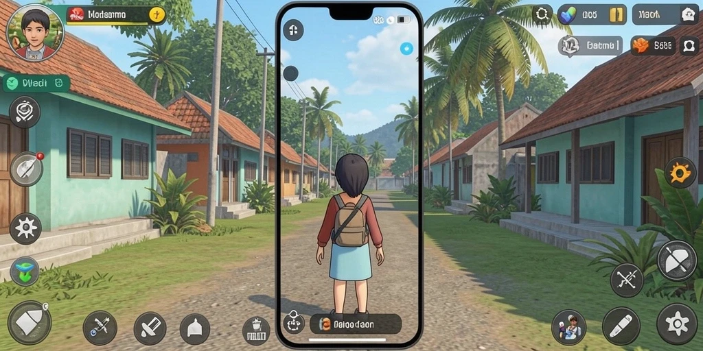 xr88 - Tangkapan layar memperlihatkan grafik dunia permainan yang memukau.